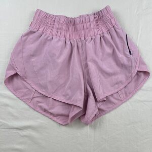 Lululemon Athletica Light Pink Athletic Shorts